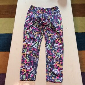 Tek Gear Multi Colored Capri Leggings